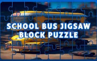 Image School Bus Jigsaw Block Puzzle